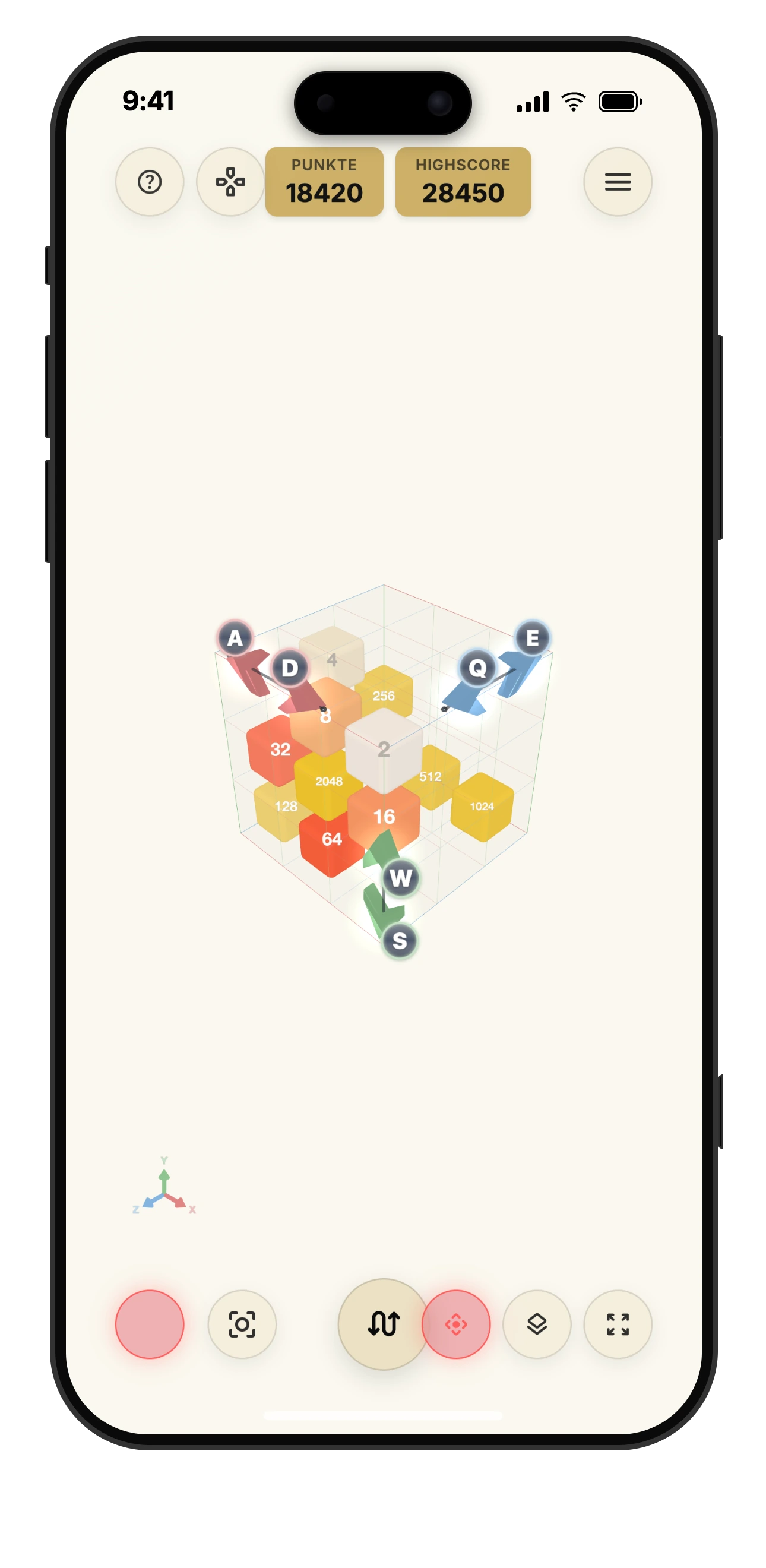 2048 in 3D Game Preview